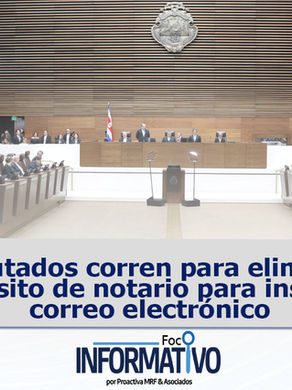 Diputados corren para eliminar requisito de notario para inscribir correo electrónico