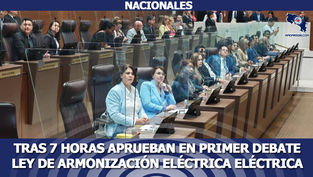 Tras siete horas de sesión 27 diputados aprueban en primer debate ley de Armonización Eléctrica