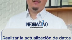 Realizar la actualización de datos es obligación del contribuyente 