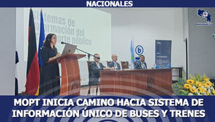 MOPT inicia camino hacia sistema de información único de buses y trenes