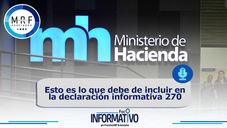 Esto es lo que debe de incluir en la declaración informativa 270