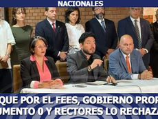Choque por el FEES, gobierno propone aumento 0 y Universidades rechazan