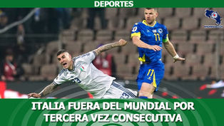 Italia fuera del mundial por tercera vez consecutiva, estos son los clasificados en Europa