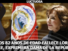 A los 82 años de edad fallece Lorena Clare, ex primera dama de la República