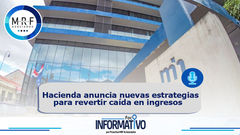 Hacienda anuncia nuevas estrategias para revertir caída en ingresos