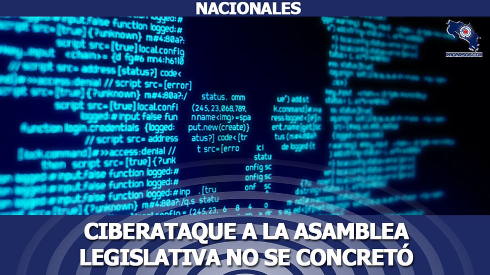 Ciberataque a la Asamblea Legislativa no se concretó pero sitio web solo funciona en Costa Rica