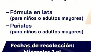 Estaciones de Bomberos son puntos de entrega de ayuda para venezolanos