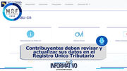 Contribuyentes deben revisar y actualizar sus datos en el Registro Único Tributario