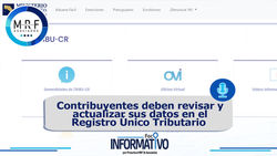 Contribuyentes deben revisar y actualizar sus datos en el Registro Único Tributario