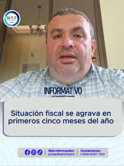 Situación fiscal se agrava en primeros cinco meses del año