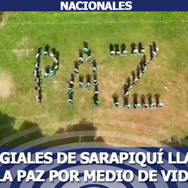Colegiales de Sarapiquí llaman a la Paz por medio de producción audiovisual