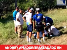 Andrey Amador trasladado en condición crítica producto de aparatoso accidente en bicicleta