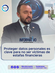 Proteger datos personales es clave para no ser víctimas de estafas financieras