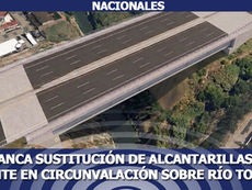 Arranca sustitución de alcantarillas por puente en circunvalación sobre río Torres