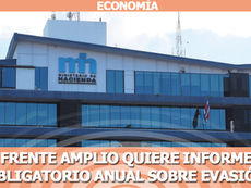 Frente Amplio quiere informe obligatorio anual sobre evasión fiscal