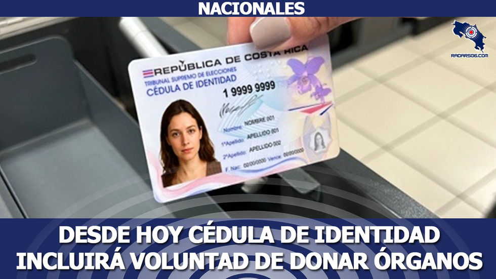 Desde hoy cédula de identidad incluirá voluntad de donar órganos
