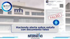 Hacienda alerta sobre estafa con documento falso 