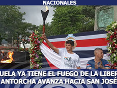 Alajuela ya tiene el fuego de la libertad, Antorcha avanza hacia San José