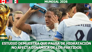 Estudio demuestra que pausa de hidratación no afecta dinámica de los partidos