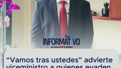 “Vamos tras ustedes” advierte viceministro a quienes evaden, no dan factura y contrabandean