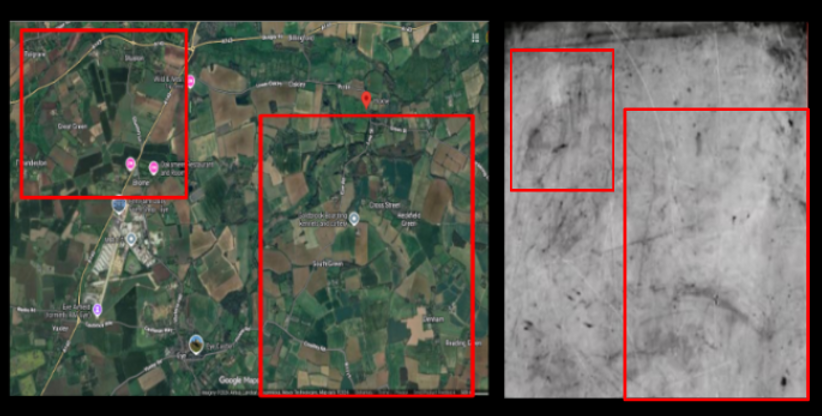 Ancient engraving of Tzohar navigational map found on location of recorded gold hoard in Hoxne England