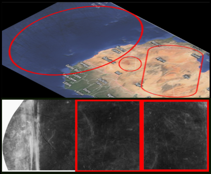 Noah's Tzohar international navigational maps laid out over the Sahara Desert picture seven
