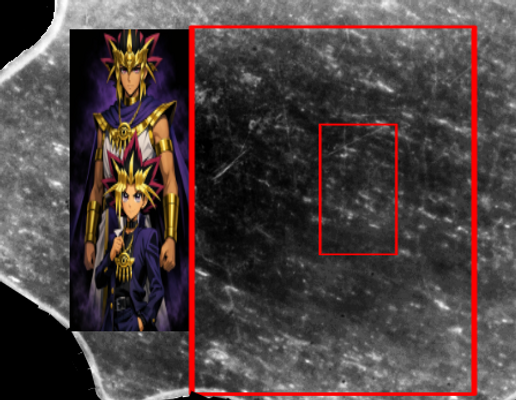 Ancient engraving of Yu-Gi-Oh's Pharaoh, found on the original Noahic Tzohar engraved over 5,000 years ago