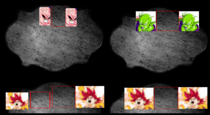 Ancient engravings of DBZ said to be fictional characters including the demon Piccolo found on the original Noah's Tzohar