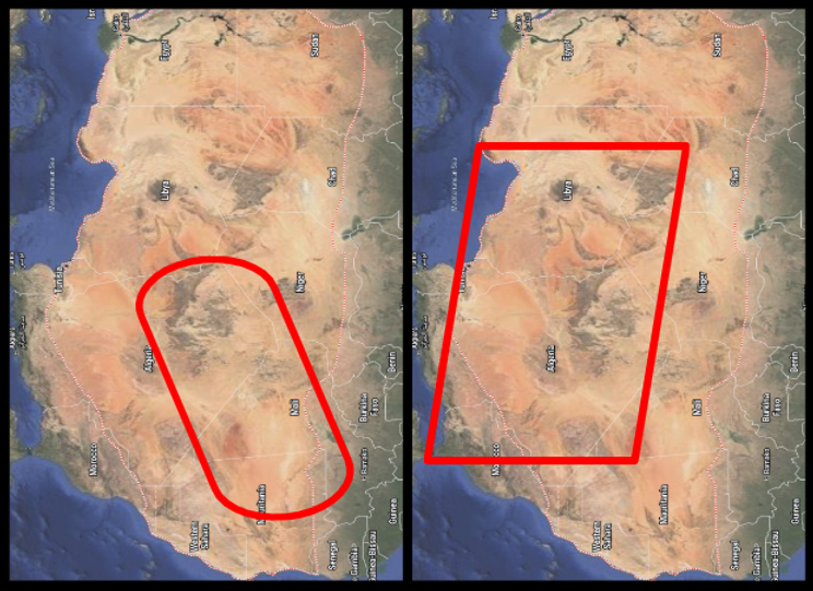 Noah's Tzohar international navigational maps laid out over the Sahara Desert picture three
