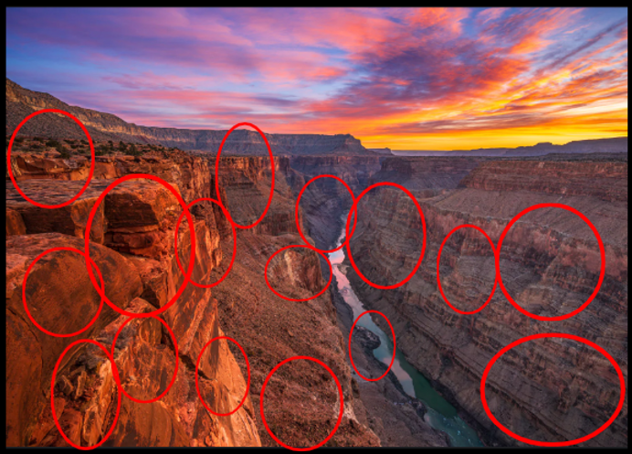 Noah's Tzohar international navigational maps laid out over the Grand Canyon picture seven
