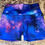 Thumbnail: Galaxy High Waist Tie Dye Shorts