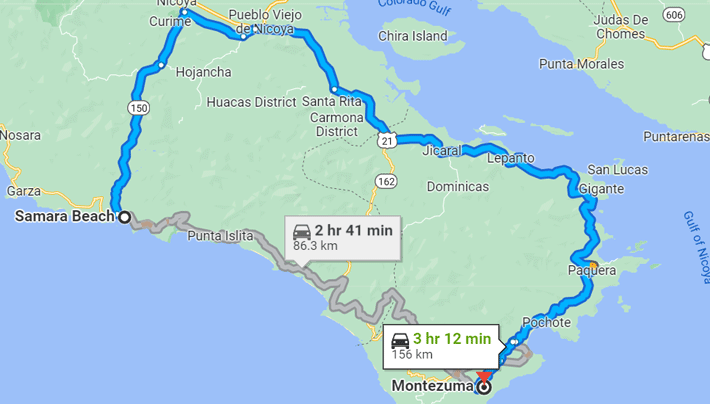 Route to Montezuma