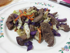 stir fry beef and cabbage