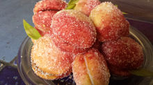 peach cookies / pesche biscotti