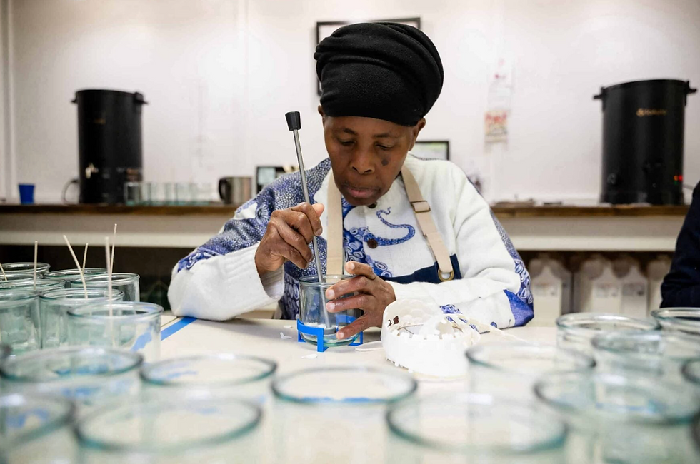 Refugees Becoming Candlemakers
