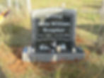 Custom American Black Granite Headstone
