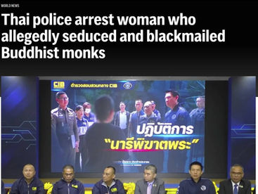В Таиланде арестовали женщину, шантажировавшую монахов на $12 млн