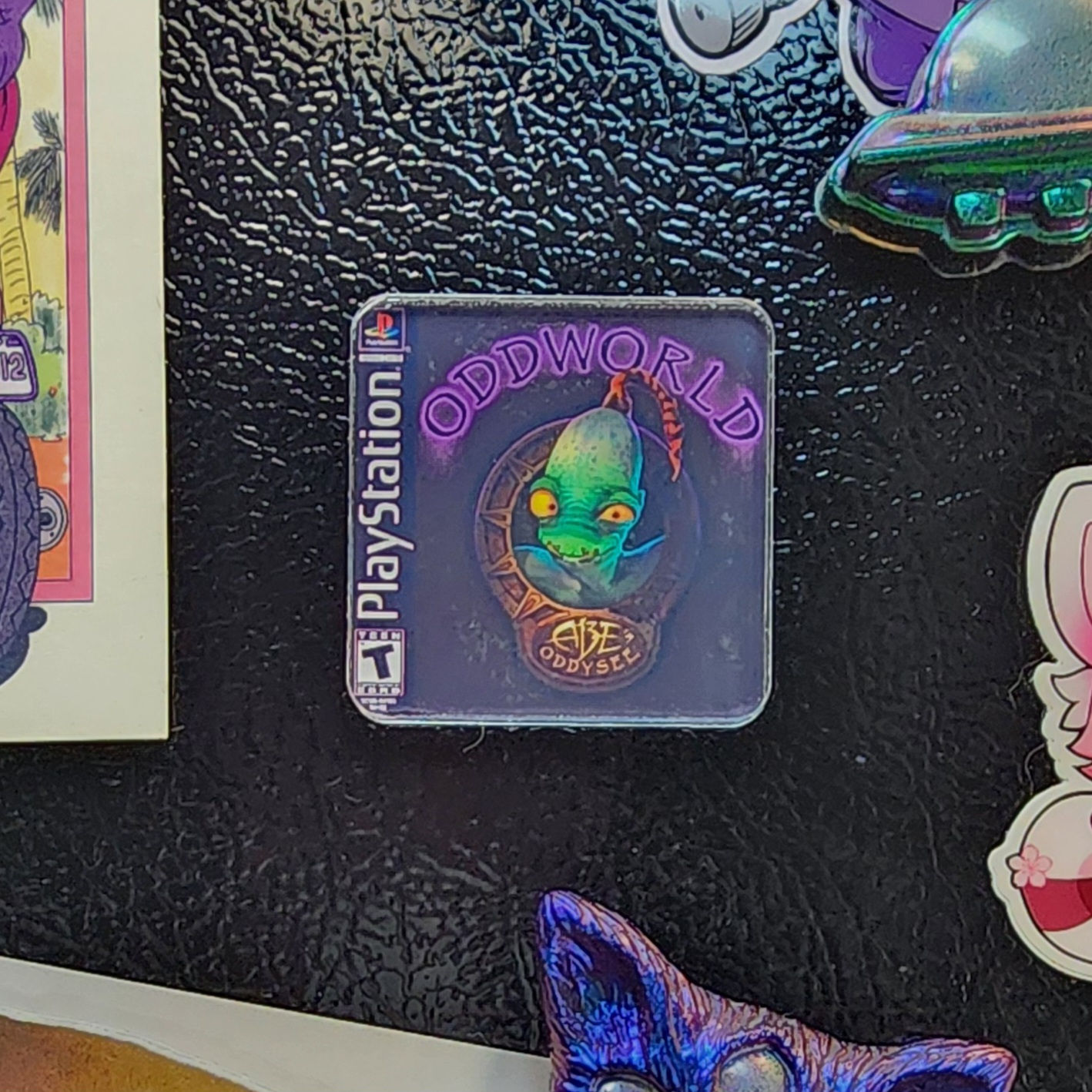 Oddworld Abe's Oddysee Inspired Refrigerator Magnet - Video Game Playstation One