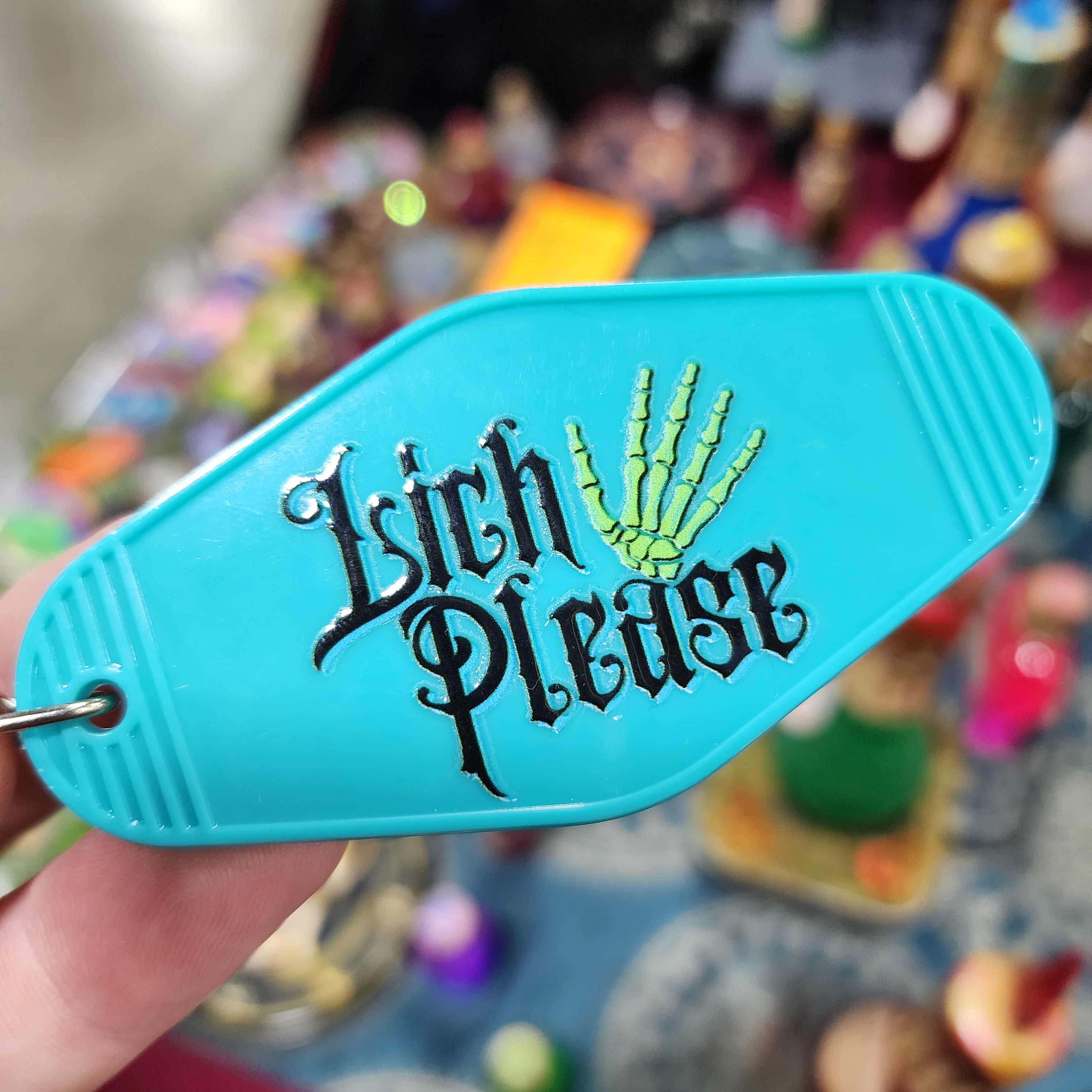 Lich Please Acrylic Keychain - Role-Playing Game, Fantasy, DND