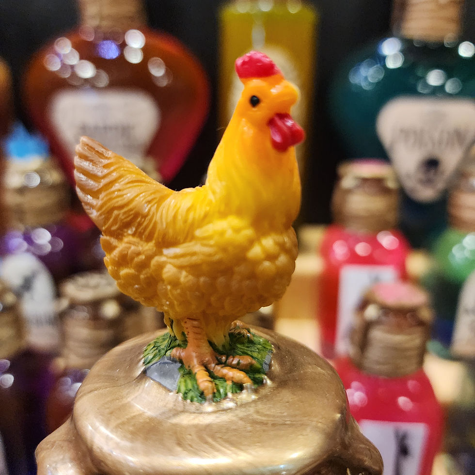 Thumbnail: Medium Luck of the Cluck Potion Bottle Home Decor - Role-Playing Game, DND 