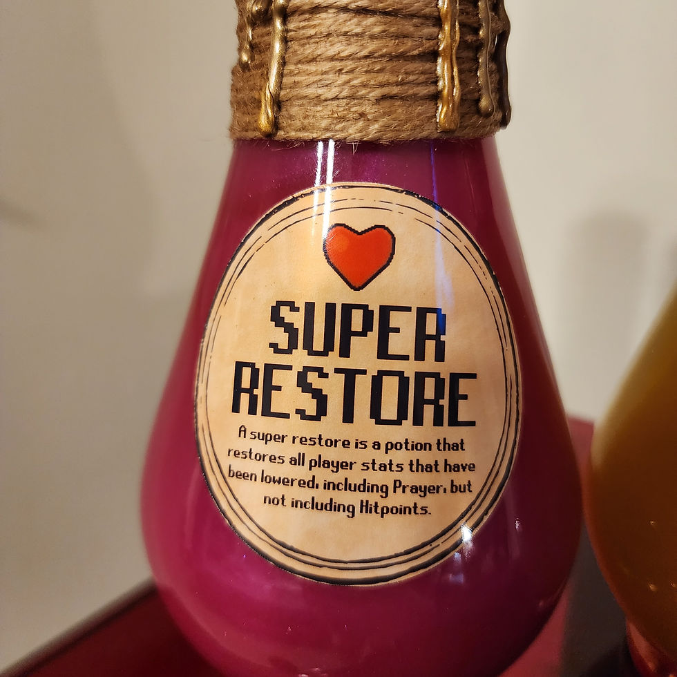 Thumbnail: Super Restore Base-Compatible Potion Bottle Home Decor - Role-Playing Game