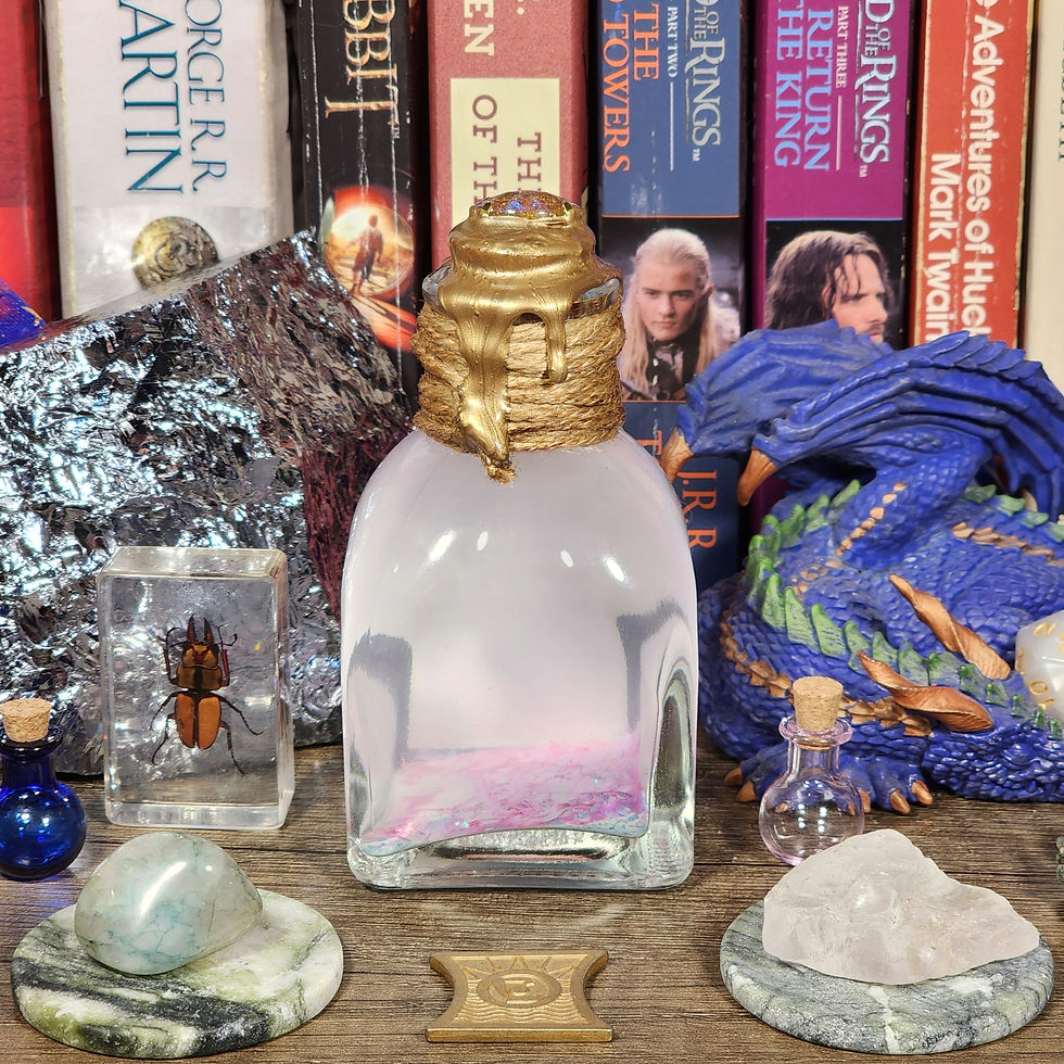 Thumbnail: Medium Invisibility Potion Bottle Home Decor - Role-Playing Game, DND, Fantasy