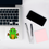 Thumbnail: green nature dragon sticker on a laptop