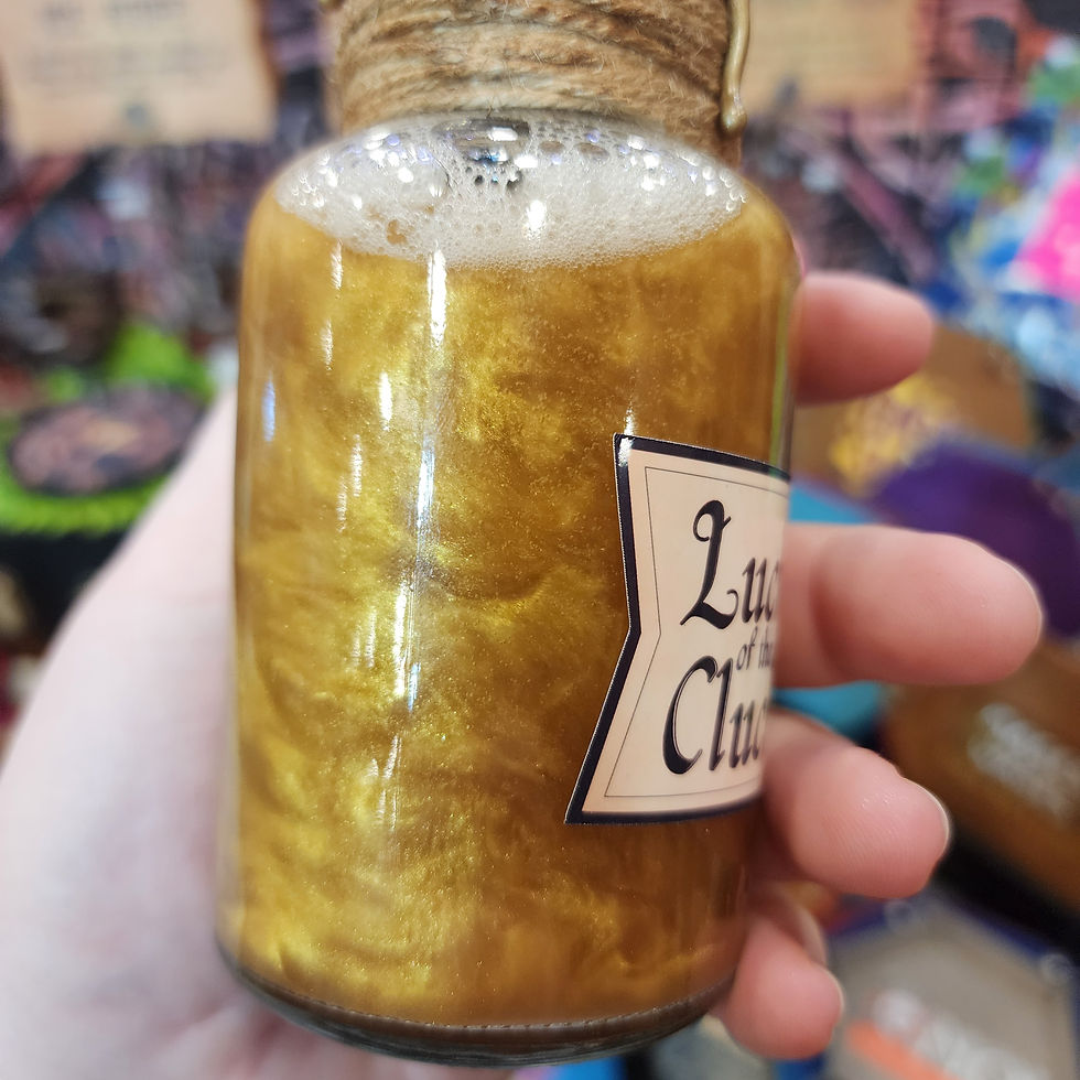 Thumbnail: Medium Luck of the Cluck Potion Bottle Home Decor - Role-Playing Game, DND 