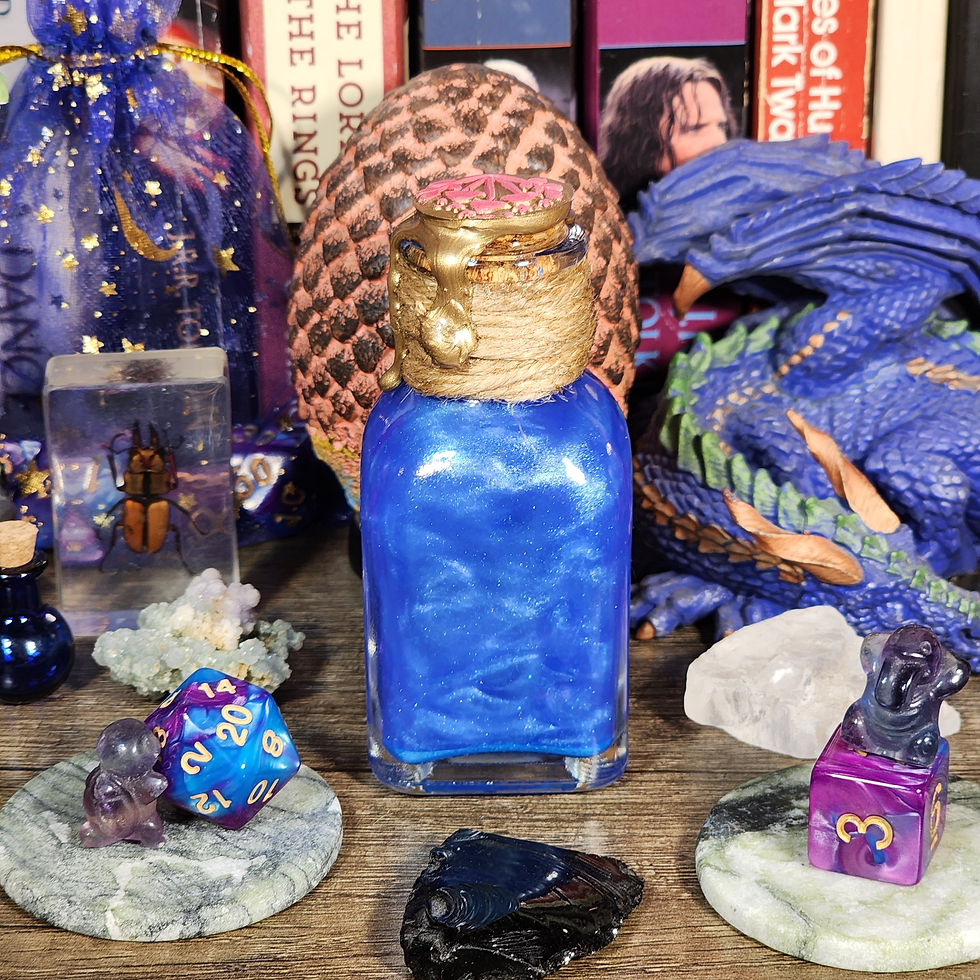 Thumbnail: Colorshift Small Mana Potion Bottle Home Decor - Role-Playing Game, DND, Fantasy