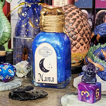 Colorshift Small Mana Potion Bottle Home Decor - Role-Playing Game, DND, Fantasy
