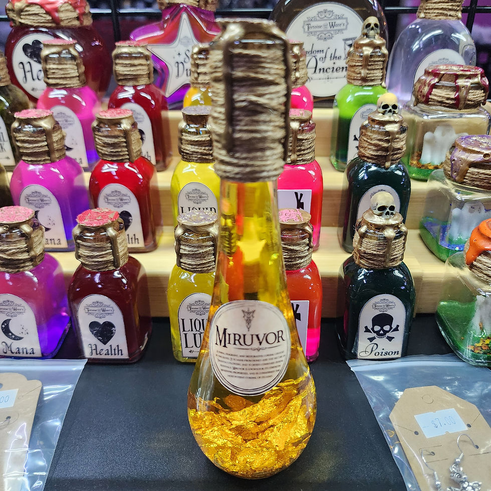 Thumbnail: Medium Miruvor Potion Bottle Home Decor - RPG, Lord of the Rings Inspired