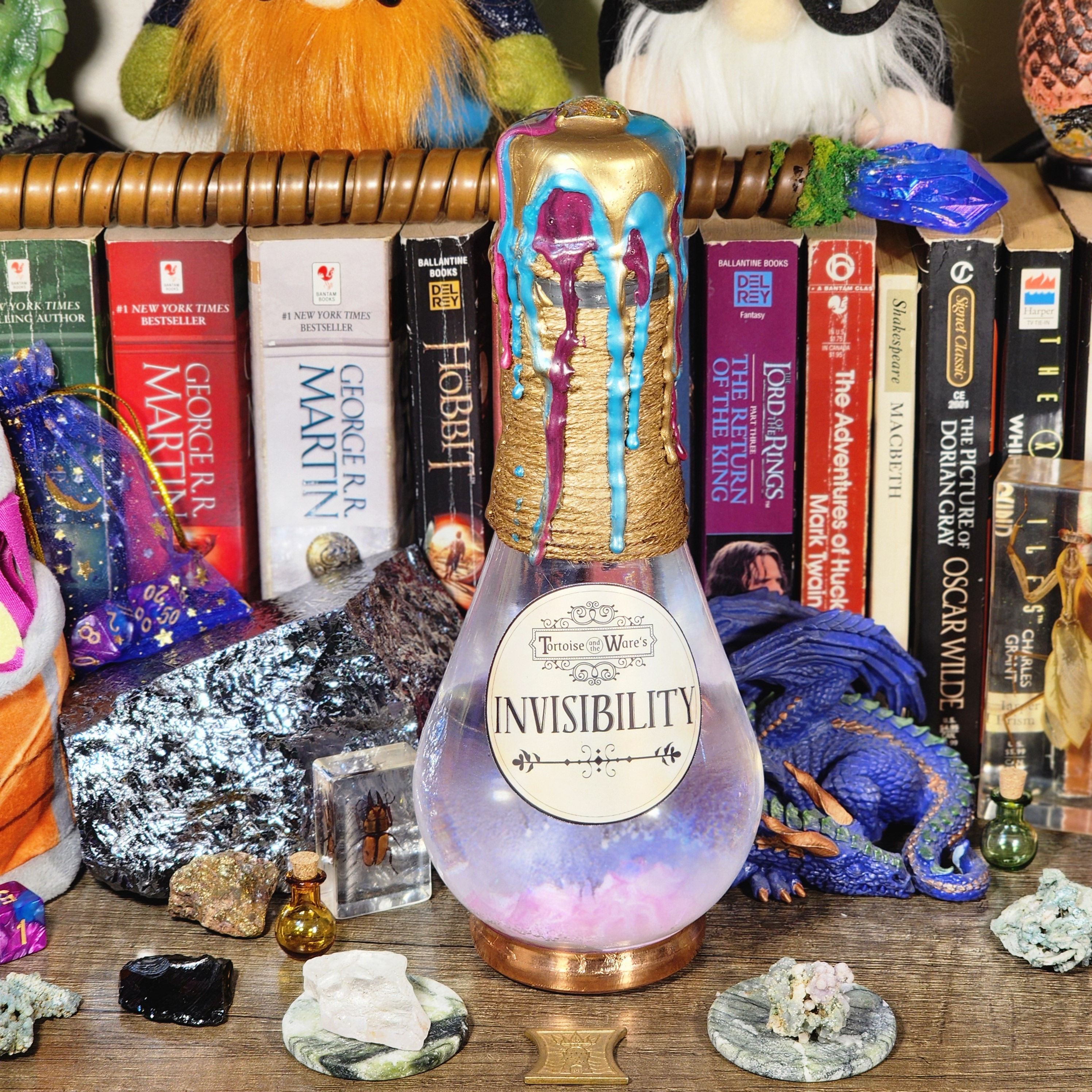 Invisibility Base-Compatible Potion Bottle Home Decor - Role-Playing Game, DND