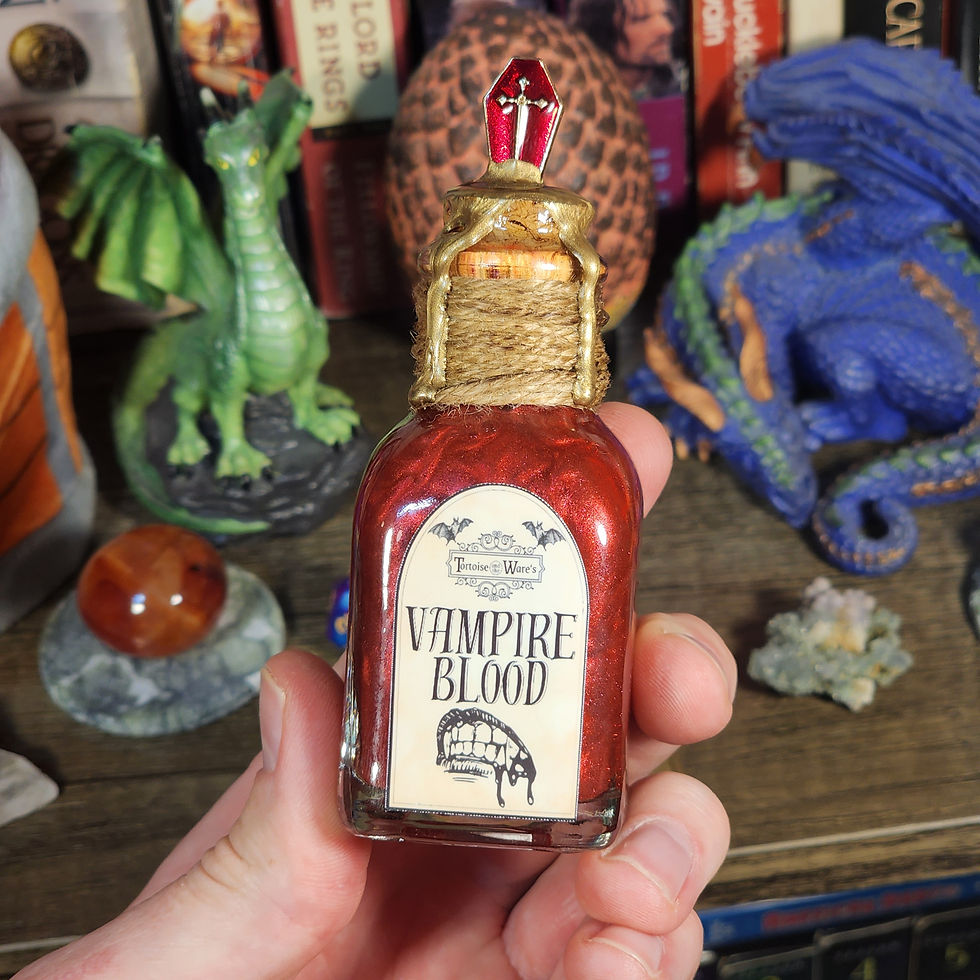 Thumbnail: Small Vampire Blood Potion Bottle Home Decor - Role-Playing Game, DND, Buffy