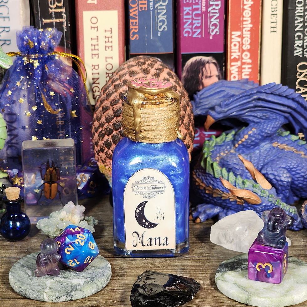 Thumbnail: Colorshift Small Mana Potion Bottle Home Decor - Role-Playing Game, DND, Fantasy